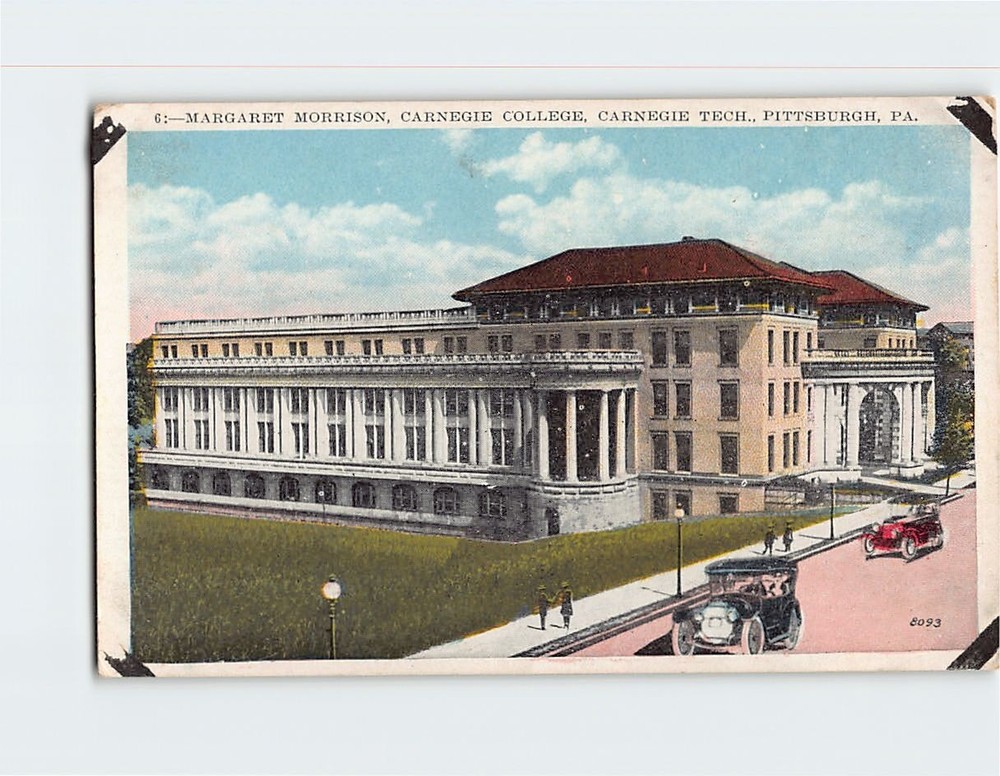 Postcard Margaret Morrison Carnegie College Carnegie Tech Pittsburgh PA USA