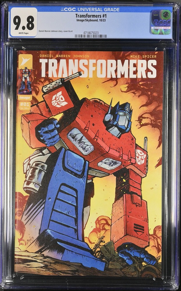 Transformers 1 CGC 9.8 First Print