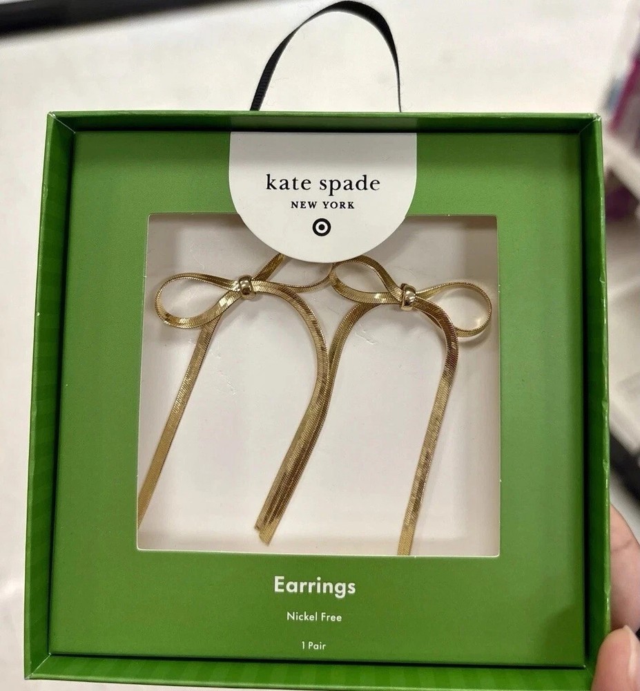 Bow Linear Drop Stud Earrings - kate spade new york Target BRAND NEW - FAST SHIP