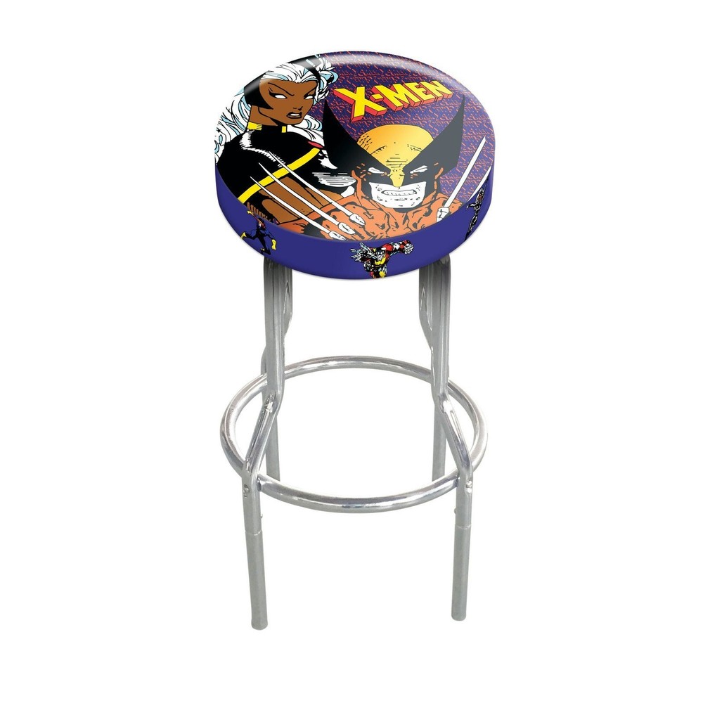 Arcade1Up X-Men Adjustable Arcade Stool Chrome Steel