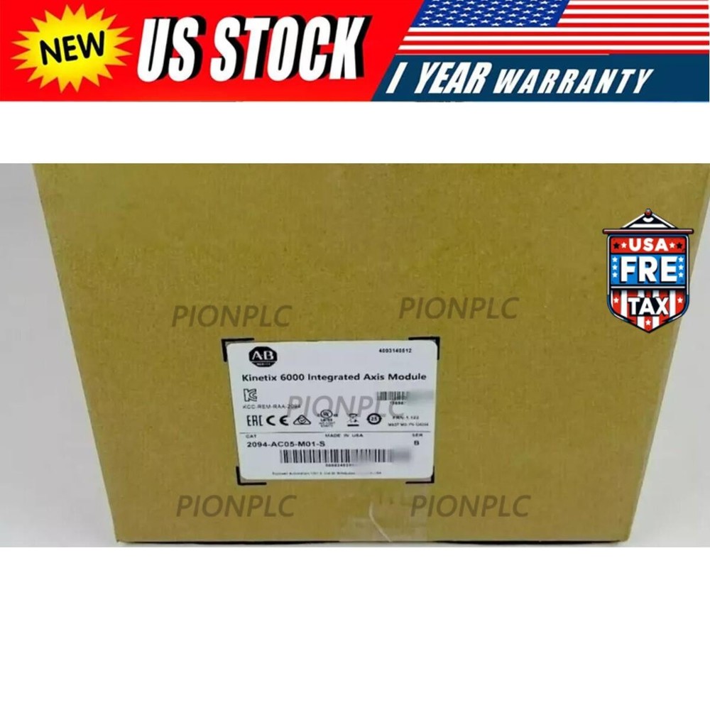 New Sealed AB 2094-AC05-M01-S Kinetix 6000 Integrated Axis Module US Free Tax