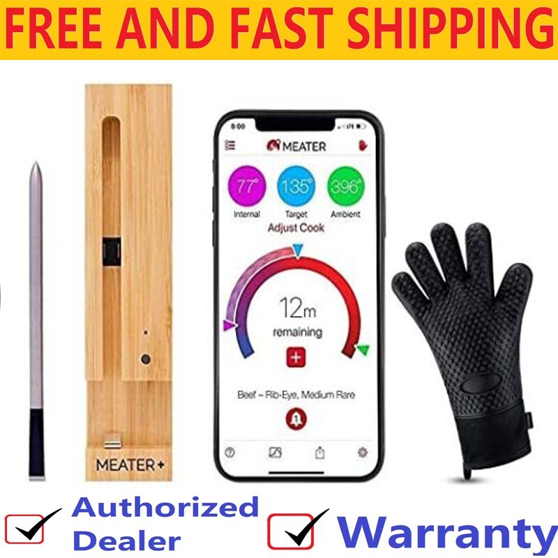 MEATER Plus + 165ft Smart Meat Thermometer 165 Feet Wireless Long Range OPEN BOX