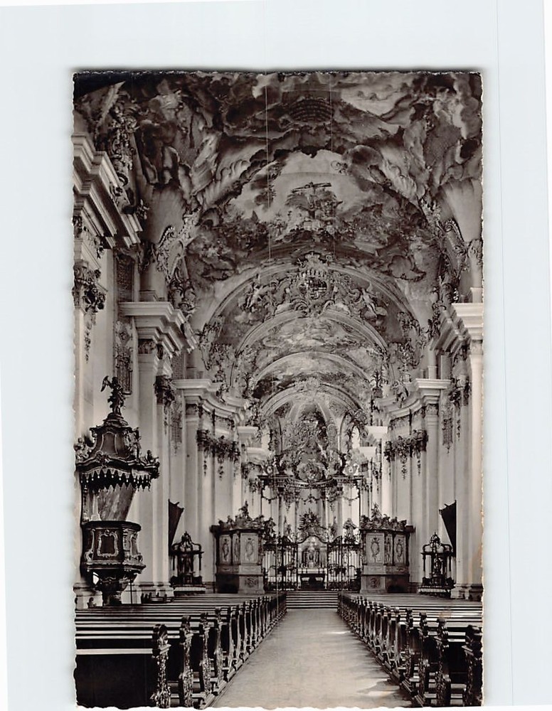 Postcard Paulinskirche Trier Germany