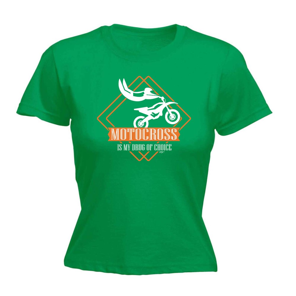 Motocross Is My Choice Dirt Bike - Womens T Shirt Funny T-Shirt Gift Novelty