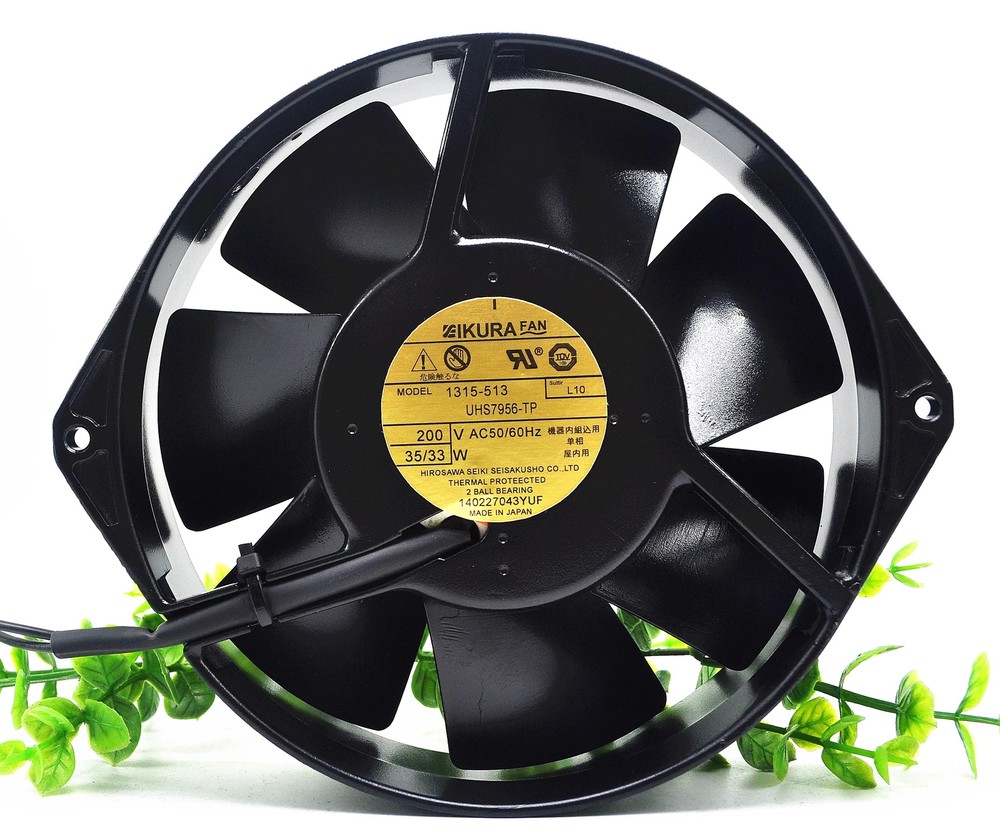 1Pcs New FIT FOR 1315-513 UHS7956-TP 200V 35/33W High Temperature Resistant Fan
