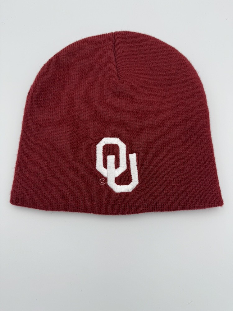 Oklahoma Sooners University AUTHENTIC NCAA New Beanie Toque Knit Winter Hat