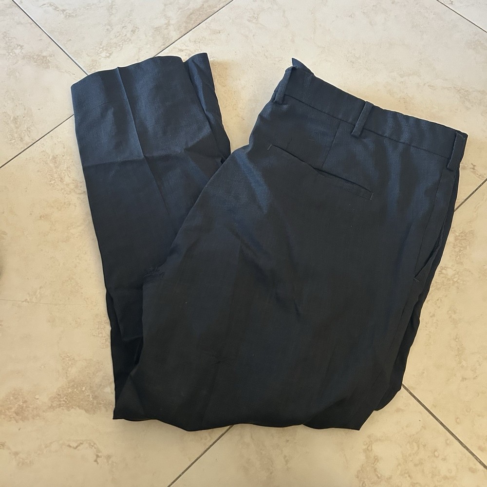 Louis Vuitton Men’s Uniform 100% Virgin Wool Cigarette Pants Size 50 34x28