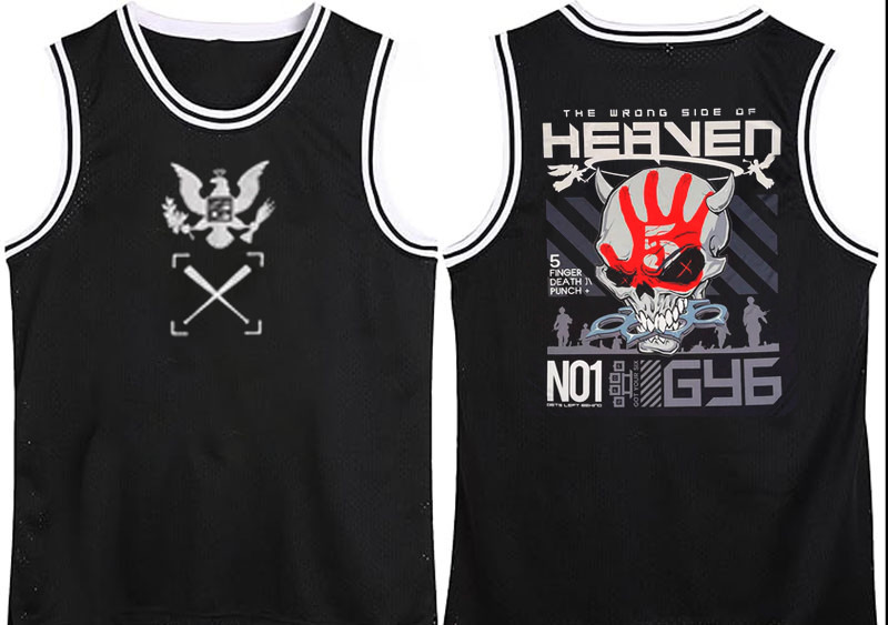 Five Finger Death Punch Wrong Side of Heaven Jersey 3D AOP S-6XL EM1729