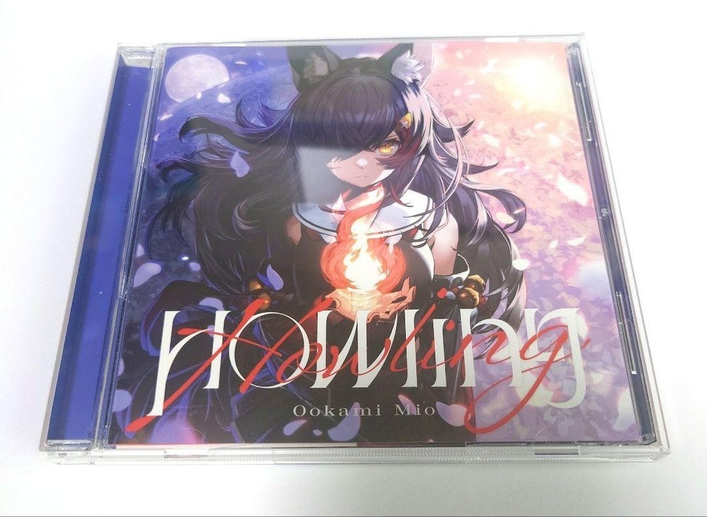 Hololive Ookami Mio HOWLING  CD Birthday Anniversary 2021 edition Used