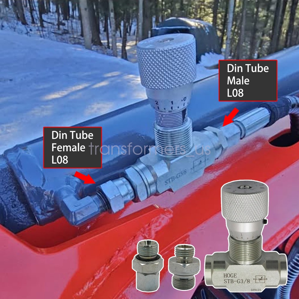 M14 Bi-Directional Hydraulic Flow Control Valve Fit For Mini Excavators