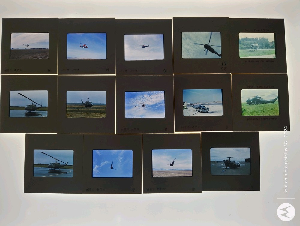14 Photo Slides Helicopter