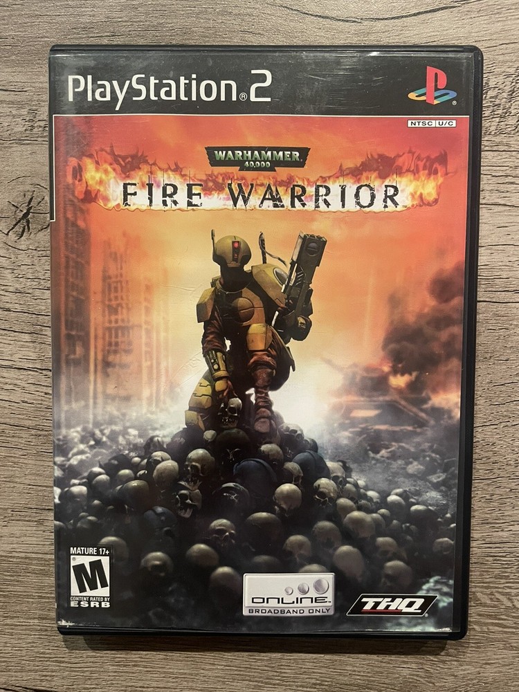 Warhammer 40,000: Fire Warrior; Boxed (Sony PlayStation 2, 2003)