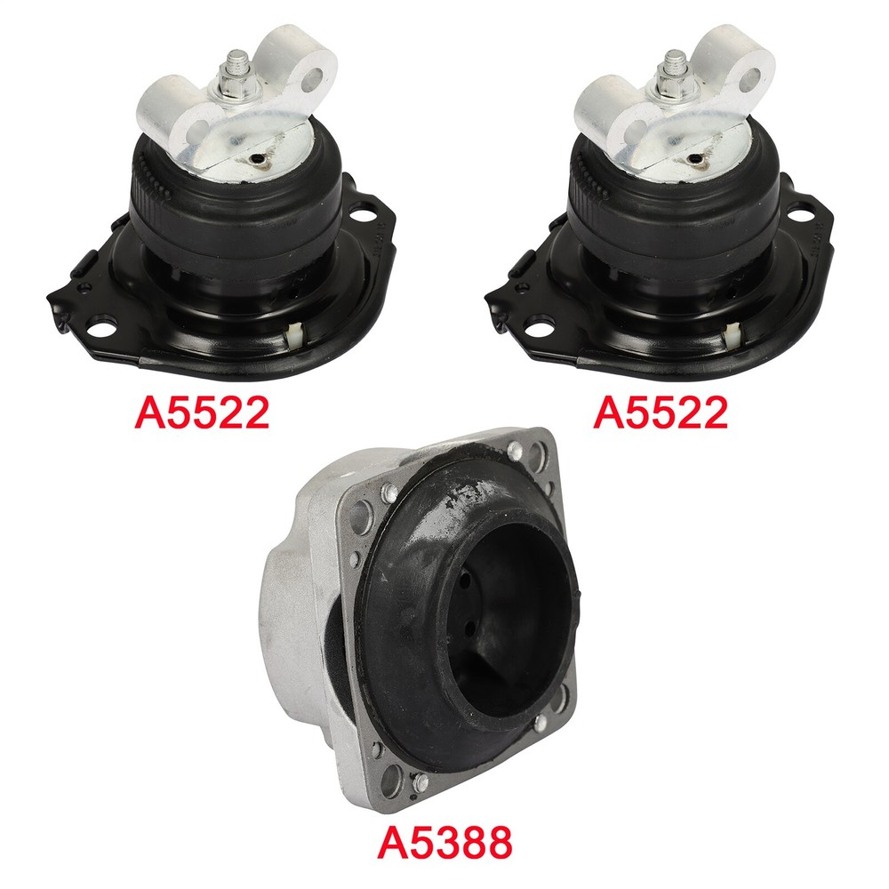 3*Engine Mount kit Fits For 2017-2022 Challenger V6 3.6L AWD (All Wheel Drive)