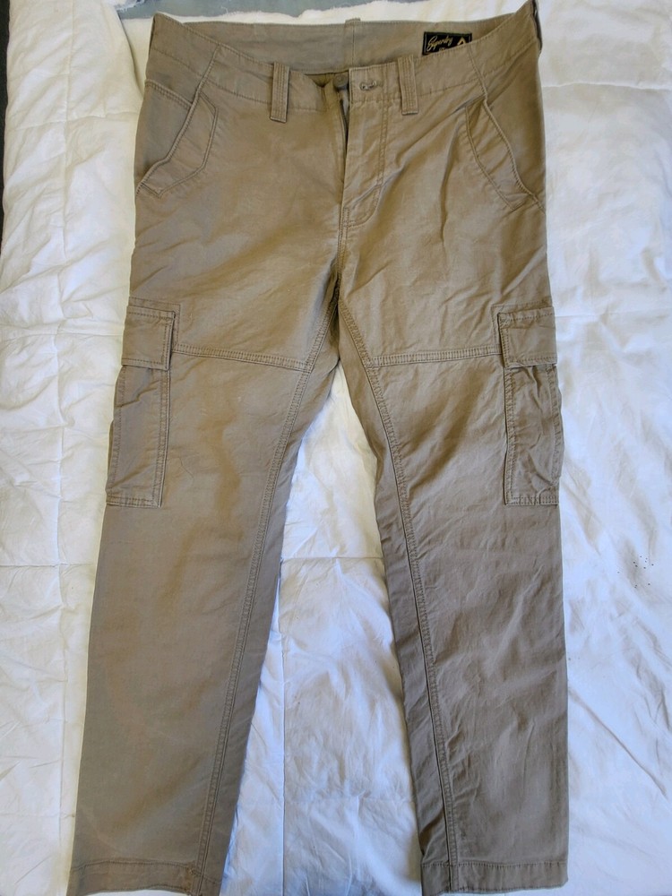 SuperDry Core Cargo Pants in Tan Khaki Size 32W