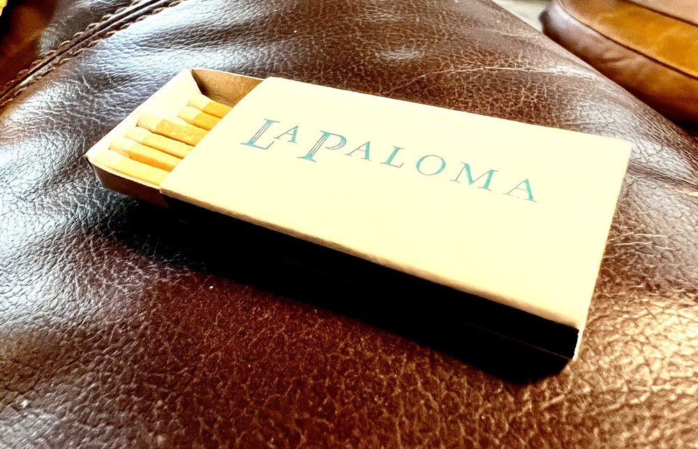 La Paloma Restaurant, Louisville, KY, Full Unstruck Matchbox