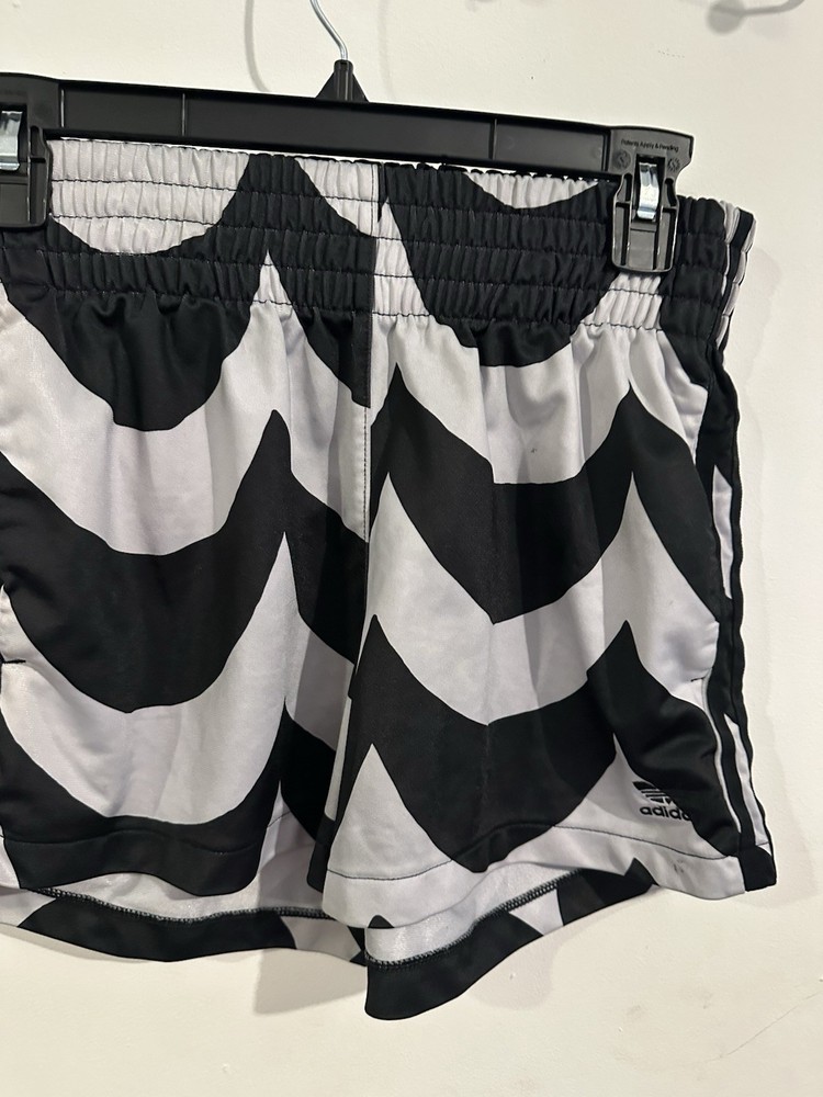 adidas x Marimekko Primegreen Women’s Black/White Abstract Athletic Shorts S
