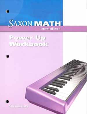 Power-Up Workbook (Saxon Math Intermediate 4) - Paperback, by HAKE - Very Good