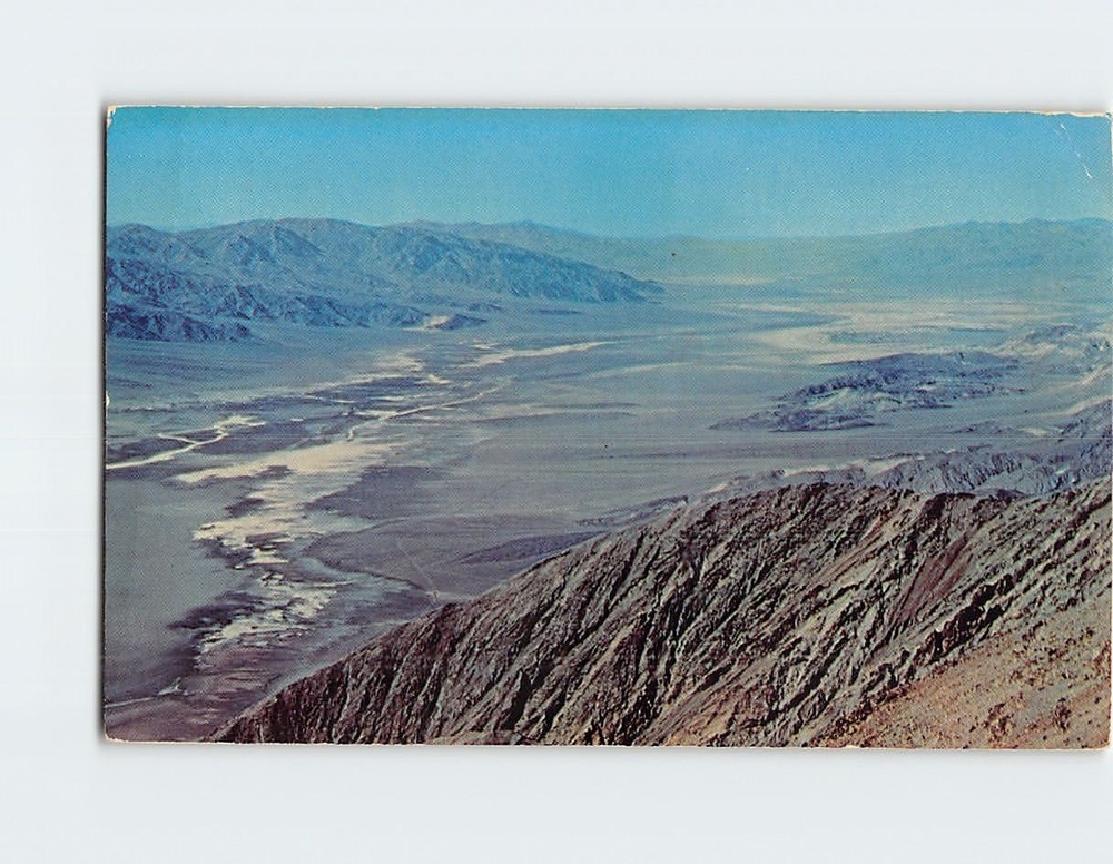 Postcard Dante's View Death Valley National Monument California USA