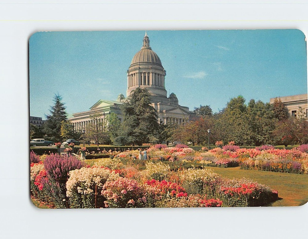 Postcard State Capitol Olympia Washington USA