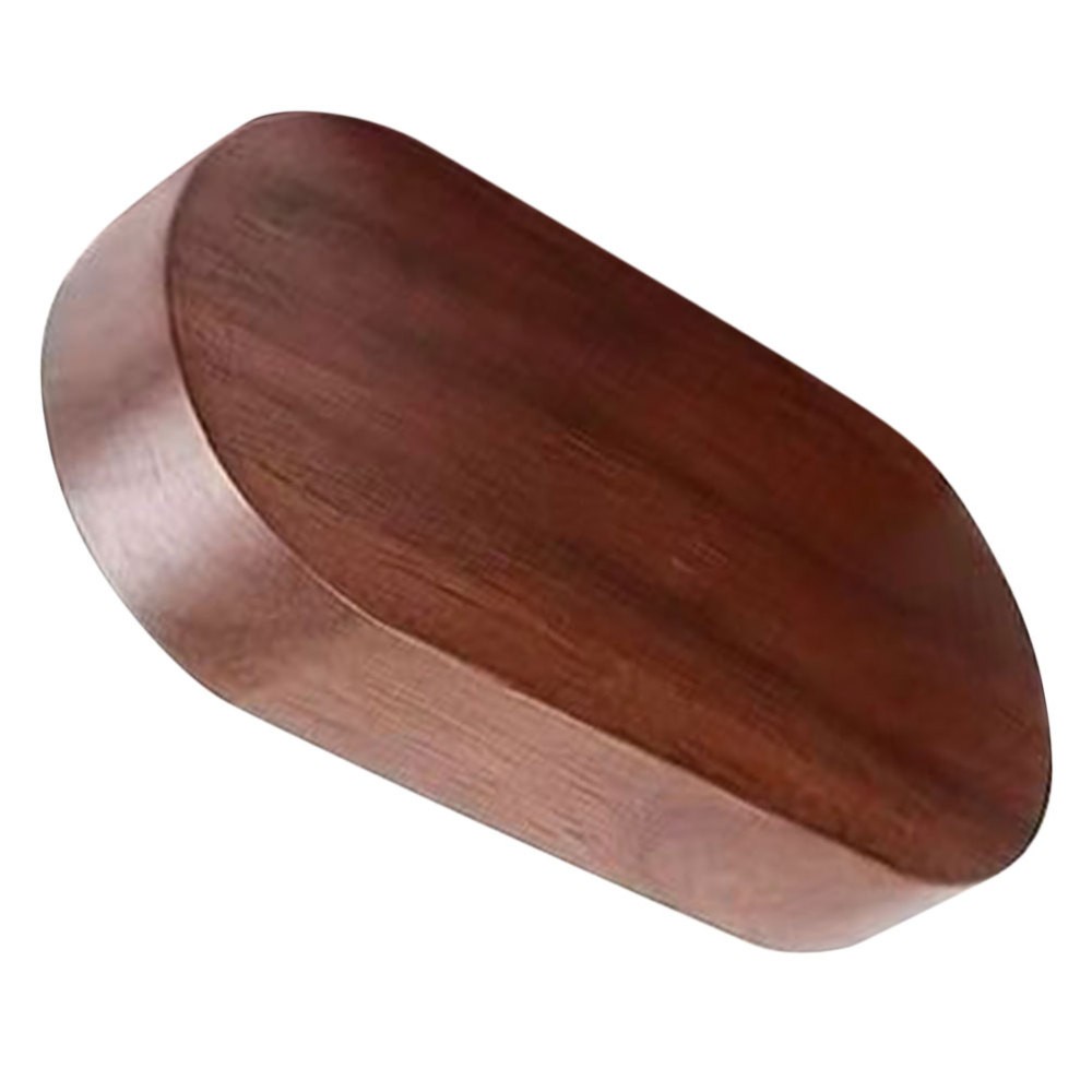 Walnut Wooden Pedestal Stand for Figurines and Small Displays
