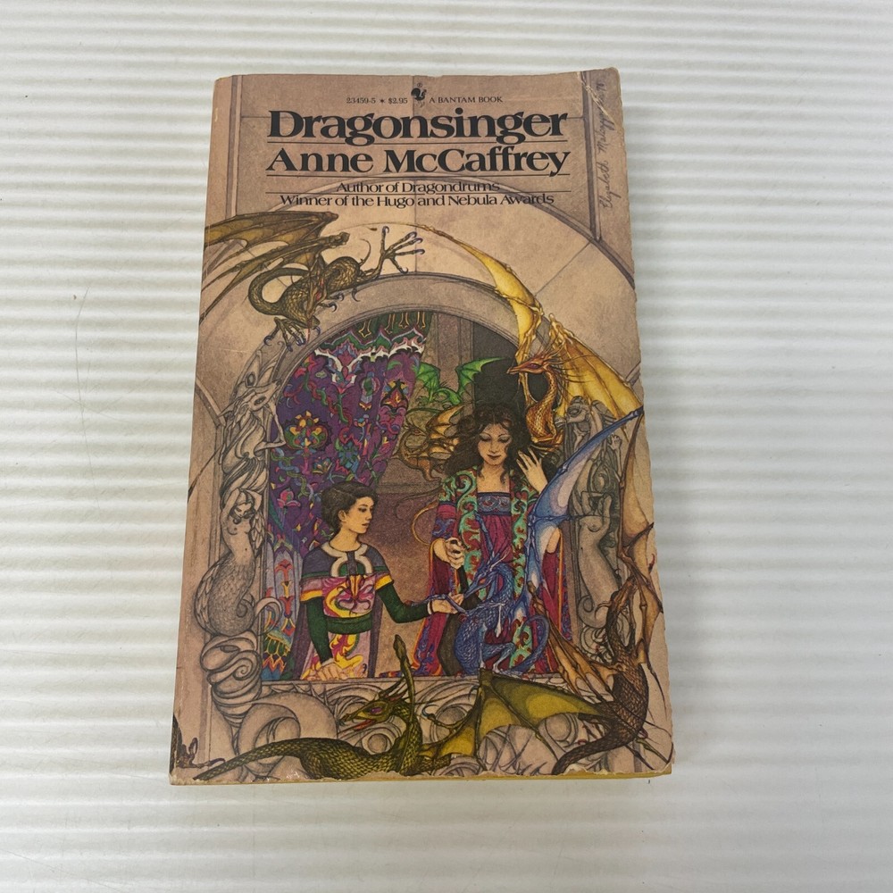 Dragonsinger Fantasy Paperback Book by Anne McCaffrey from Bantam Books 1983