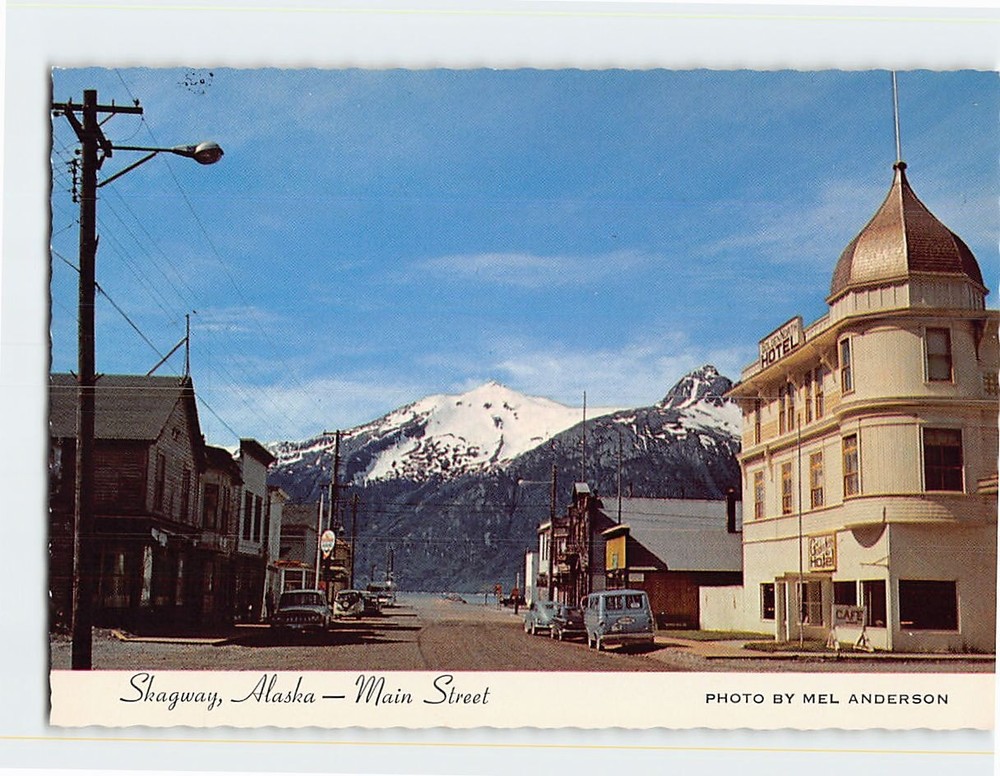 Postcard  Main Street At Skagway Alaska
