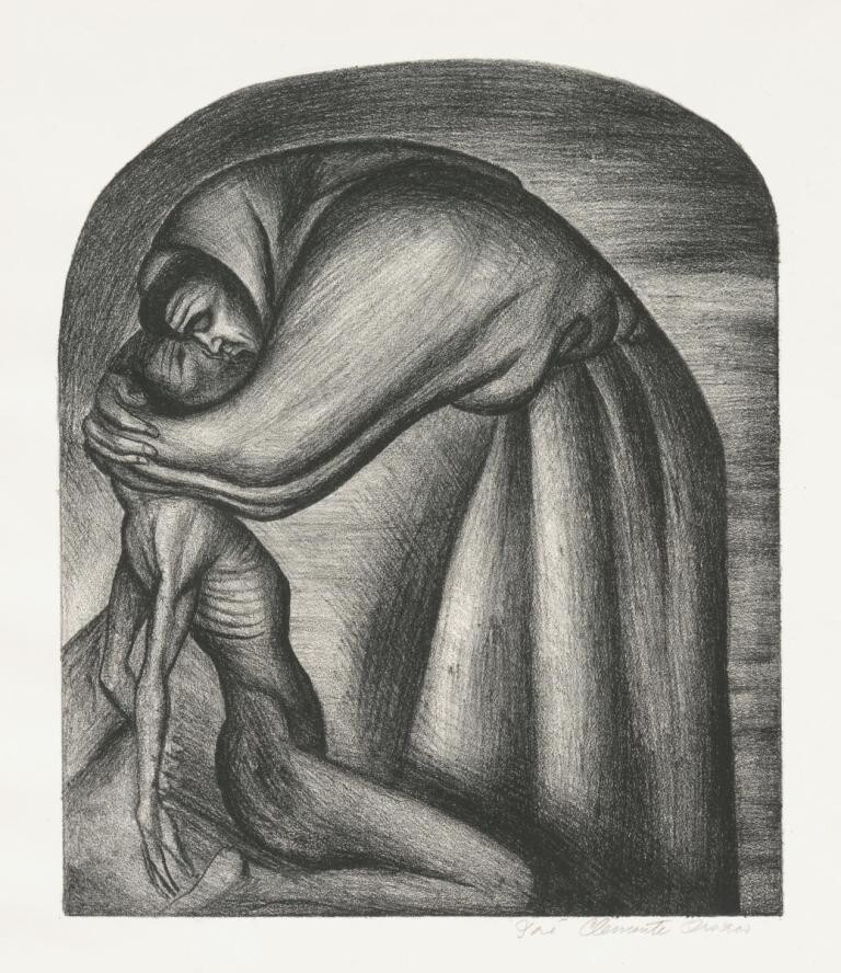 The Franciscan and the Indian Art Print – José Clemente Orozco – 1929