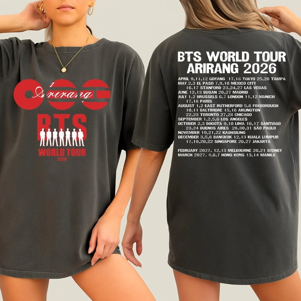 BTS World Tour 2026 T-shirt, Bangtan Boys Comeback 2026 Tee T-Shirt