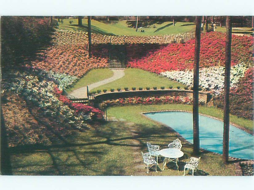 Pre-1980 GARDEN SCENE Mobile Alabama AL m/09 AF6336