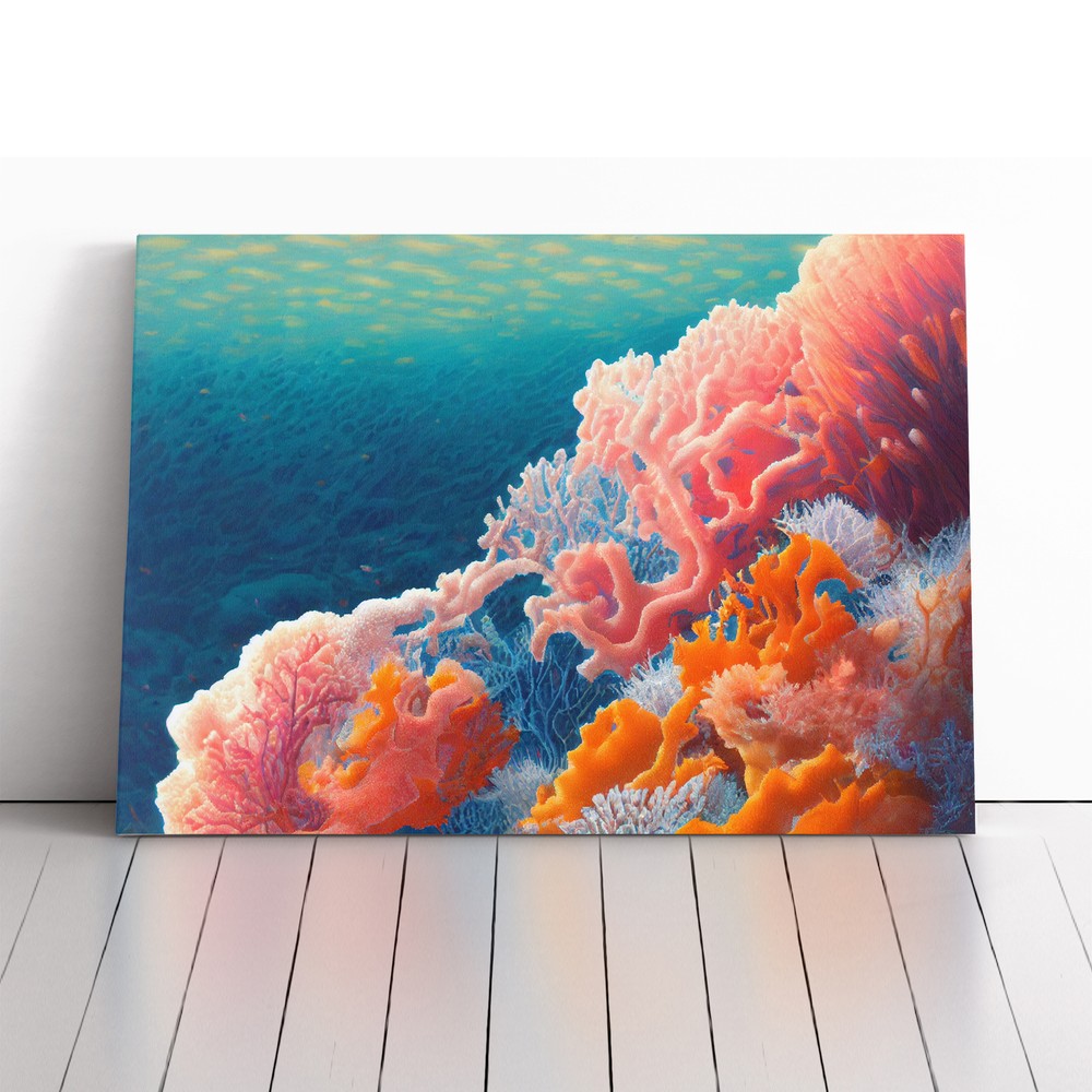 The Coral Reef Vol.2 Canvas Wall Art Print Framed Picture Home Decor Living Room