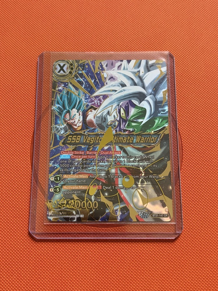 DBS Masters BT31-147 CR SSB Vegito. Ultimate Warrior Impact Beyond Dimensions