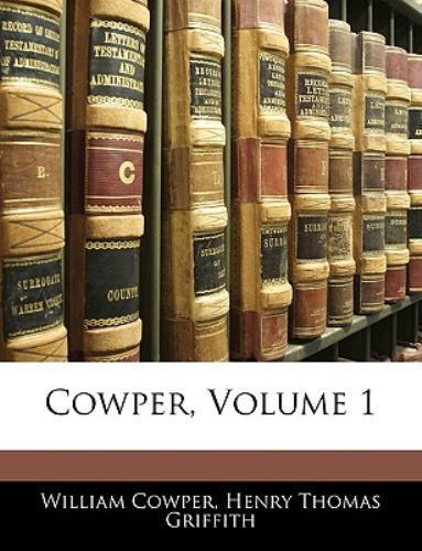 Cowper, Volume 1 by Cowper, William, Brand New, Free shipping in the US
