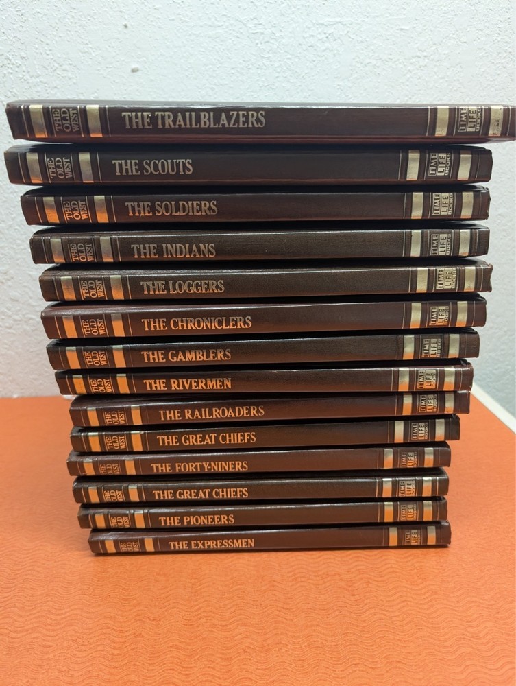 Time-Life Books The Old West Series Lot of 14 Books Indians Chiefs Loggers
