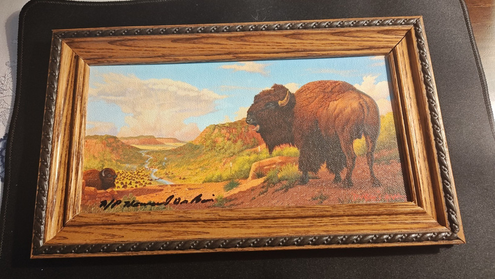 Award winning artist Howard Dubois artist proof of painting 