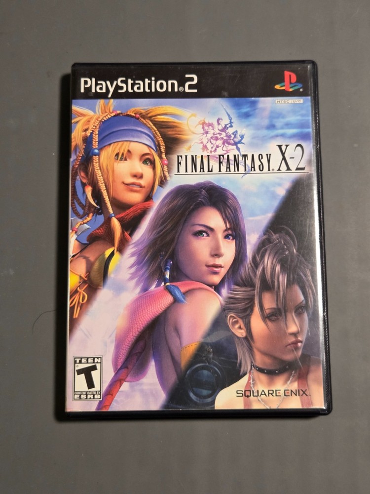 Retro Sony Playstation 2 Final Fantasy X-2 Authentic CiB - Tested & Working