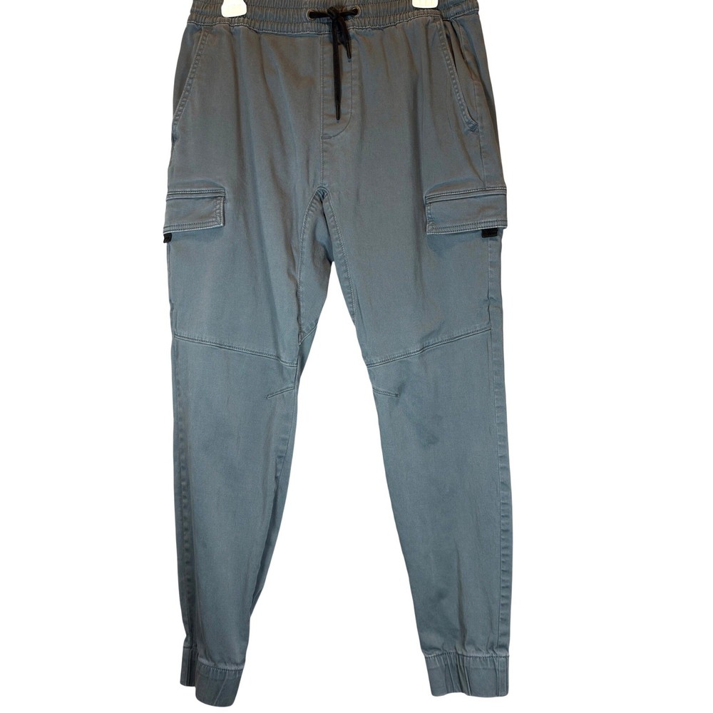 Hollister Men’s L Skinny Jogger Cargo Pants Advanced Stretch Blue Gray Soft