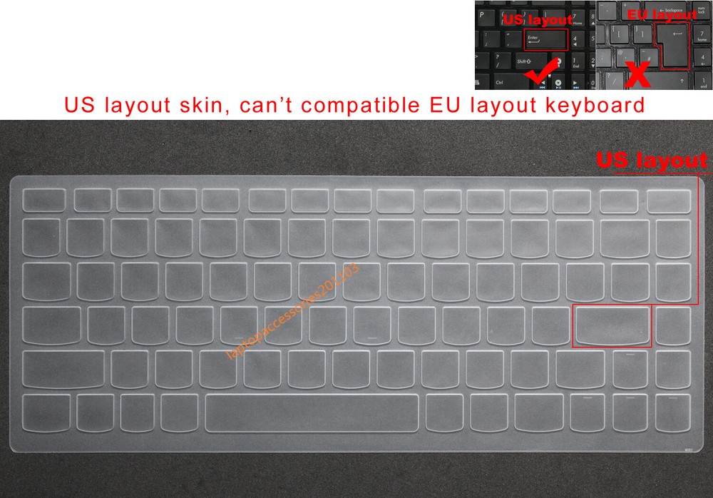 Keyboard Skin Cover for Lenovo U300 U310 U400 U410 U430P S300 S310 S400 Z400 m30