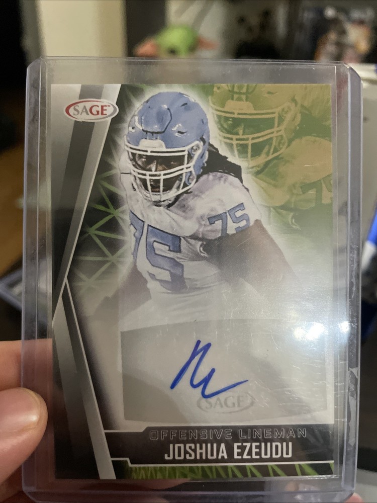 2022 SAGE Low Series - Autographs Joshua Ezeudu #A-JE2 Black (AU, RC)