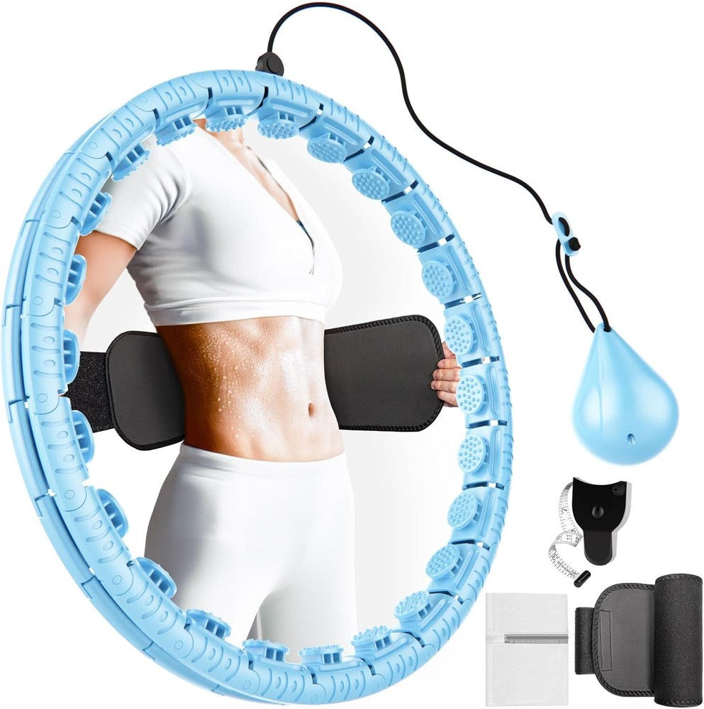 Weighted Hula Hoop for Adults Weight Loss Infinity Plus Size Fitness Hoop