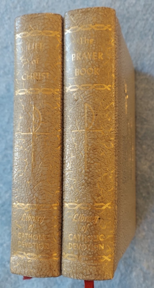 The Life of Christ & The Prayer Book 1959 Catholic Press, Catholic Devotion Libr
