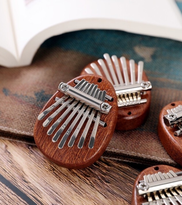 New kalimba thumb piano 8 Key Mini Kalimba Mahogany Finger Piano Easy to play