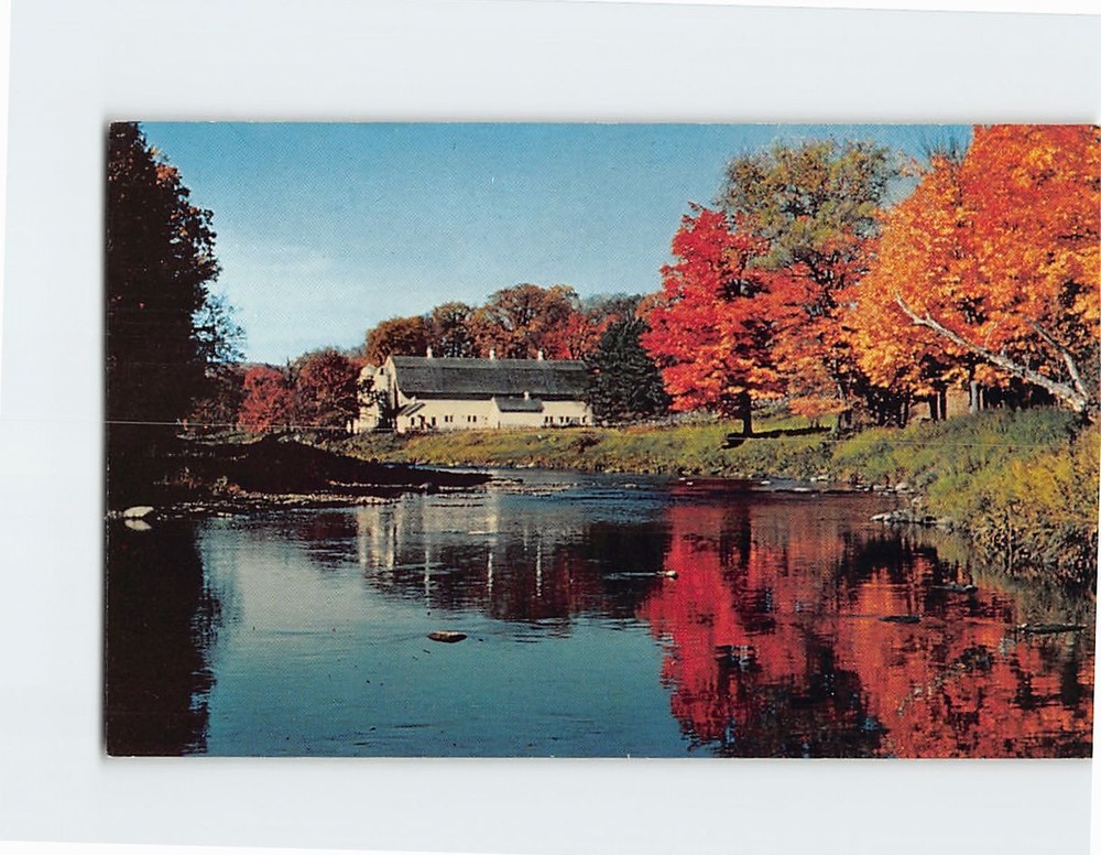 Postcard Vermont farm Vermont USA