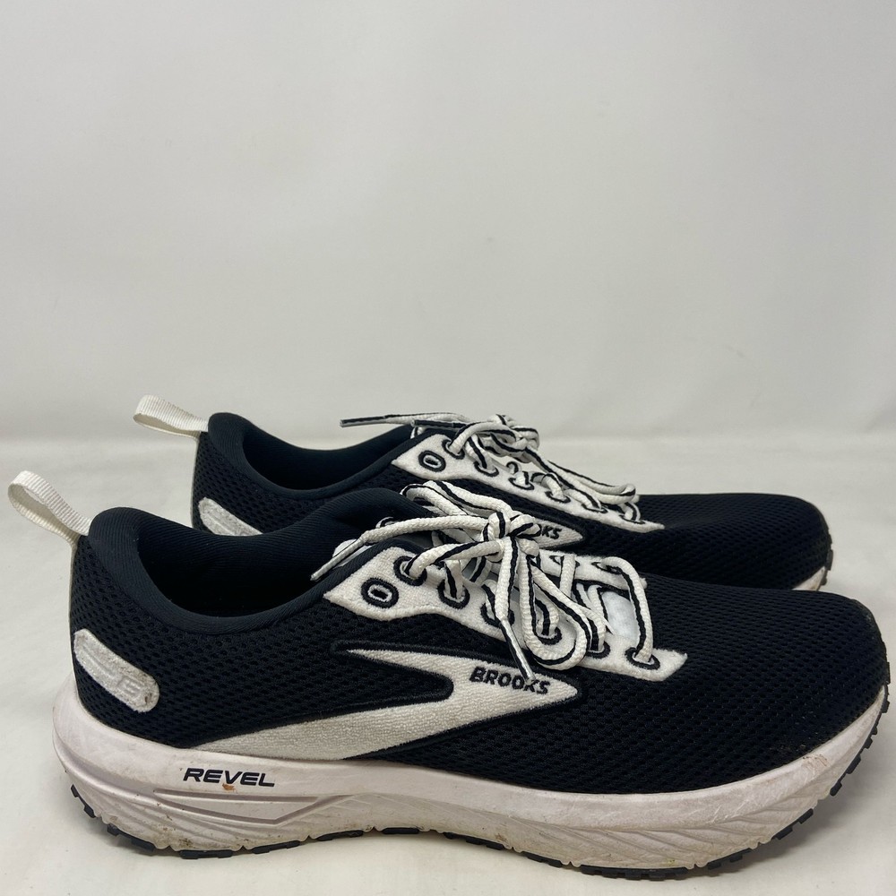 Brooks Revel 6 Men’s Running Shoes Black/White 8.5 D