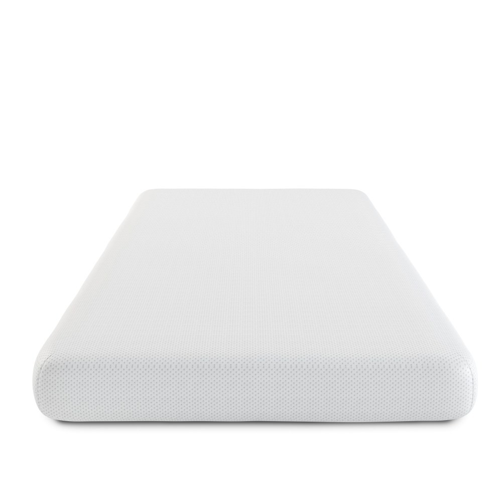 5 Inch Twin Size Memory Foam Mattress White Bunk Trundle Bed Friendly