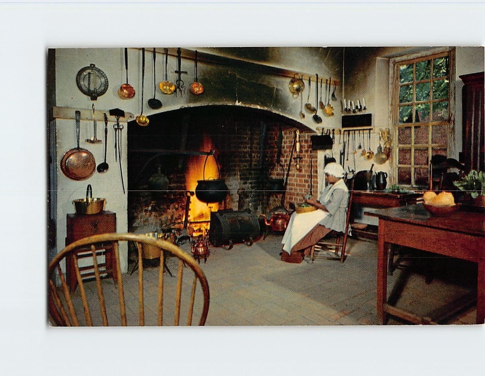 Postcard Governor's Palace Kitchen Williamsburg Virginia USA