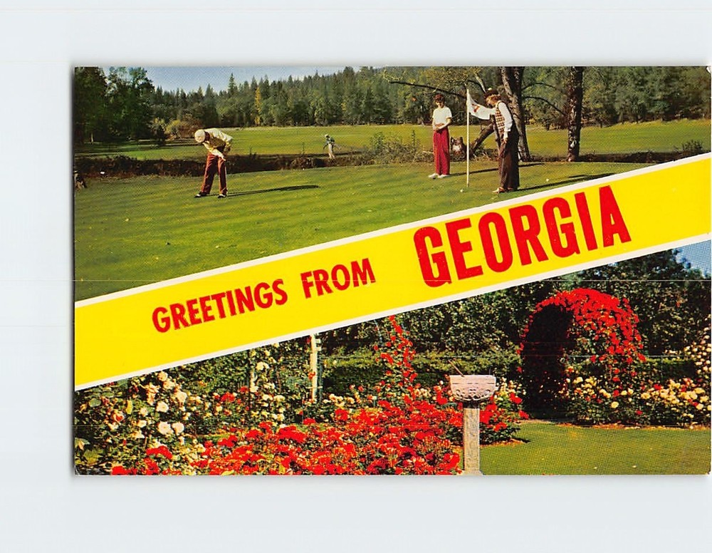 Postcard Greetings From Georgia USA