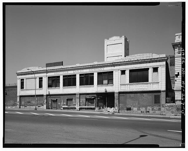 5. View southwest, east front of 1923 annex - Sheffield Farms Milk Plant, 1075