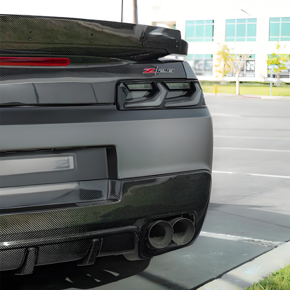 A Pair 2014-2015 Chevrolet Chevy Camaro LT LS SS ZL1 LED Taillights Smoke Lens