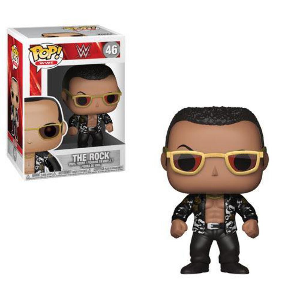 (Light Box Damage) Funko Pop! WWE The Rock (Classic) CHASE #46