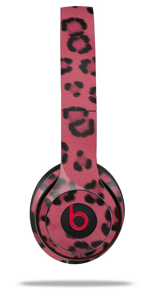 Skin Beats Solo 2 3 Leopard Skin Pink Wireless Headphones NOT INCLUDED